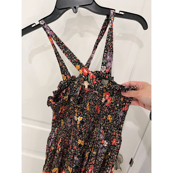 By TiMo Smocked Bodice Midi Sundress Floral Bright Fields XS Anthropologie - Picture 5 of 8